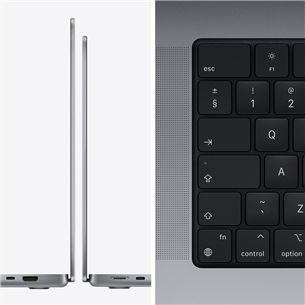 Apple MacBook Pro 16'' (2021), M1 Max 10C/32C, 32 GB, 1 TB, SWE, hall - Sülearvuti