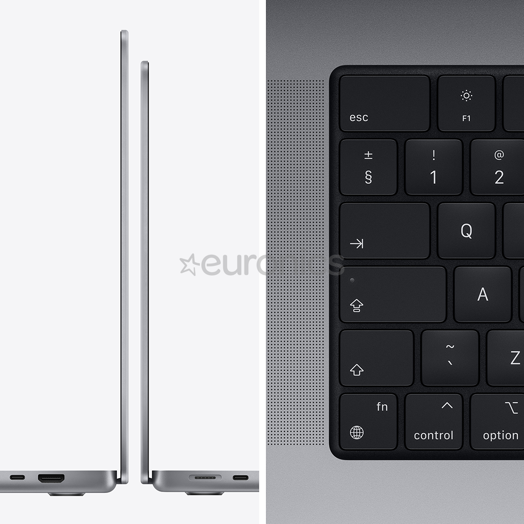 Apple MacBook Pro 14'' (2021), M1 Pro 10C/16C, 16 GB, 1 TB, SWE, gray - Notebook