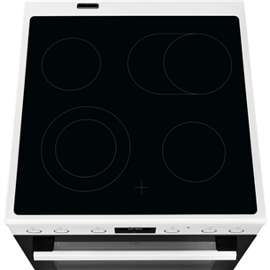 Electrolux SurroundCook 600, 73 л, белый - Отдельностоящая керамическая плита