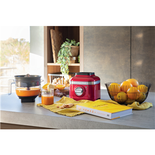 KitchenAid Artisan K400, 1200 Вт, 1,4 л, красный - Блендер + соковыжималка для цитрусовых