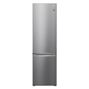 LG NatureFRESH™, height 203 cm, 384 L, stainless steel - Refrigerator GBB62PZGGN.APZQEUR
