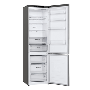 LG, NatureFRESH, internal display, 384 L, height 203, silver - Refrigerator