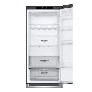 LG, NatureFRESH, internal display, 384 L, height 203, silver - Refrigerator