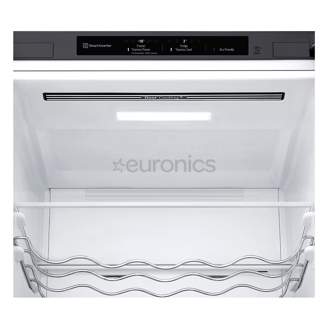 LG, NatureFRESH, internal display, 384 L, height 203, silver - Refrigerator