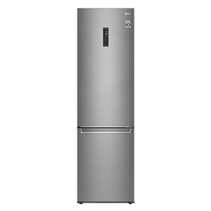 LG GBB7 Series, NatureFRESH, 384 L, height 203 cm, silver - Refrigerator GBB72SAUGN.ASNQEUR