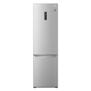 LG, NatureFRESH, external display, 384 L, height 203 cm, silver - Refrigerator