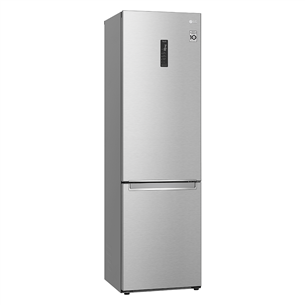 LG, NatureFRESH, external display, 384 L, height 203 cm, silver - Refrigerator