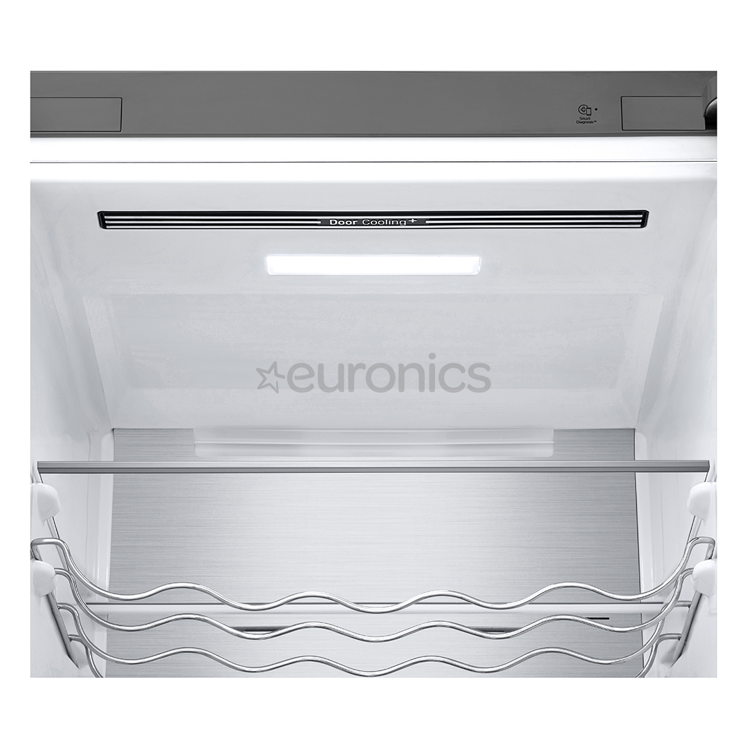 LG, NatureFRESH, external display, 384 L, height 203 cm, silver - Refrigerator