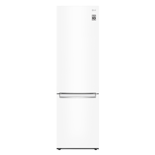 LG, NatureFRESH™, 384 л, высота 203 см, белый - Холодильник GBB72SWVGN.ASWQEUR