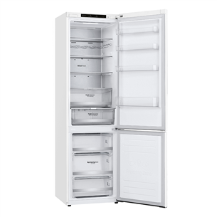 LG, NatureFRESH™, 384 л, высота 203 см, белый - Холодильник