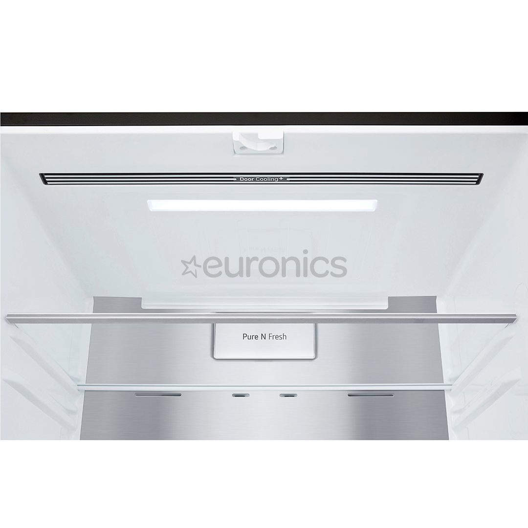 LG, InstaView, 530 L, kõrgus 179 cm, must - SBS-külmik