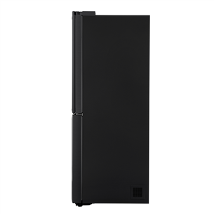 LG, InstaView, 530 L, height 179 cm, black - SBS Refrigerator