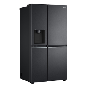 LG, water & ice dispenser, 635 L, height 179 cm, black - SBS Refrigerator