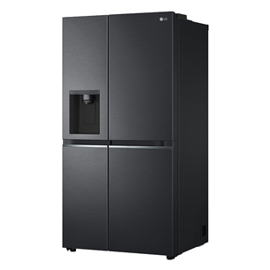 LG, water & ice dispenser, 635 L, height 179 cm, black - SBS Refrigerator