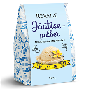 Revala, vanilla, 500 g - Ice cream powder for mixer 4740053007538