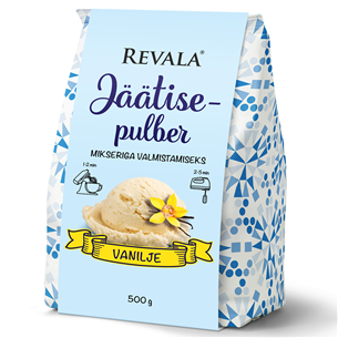 Revala, vanilje, 500 g - Jäätisepulber miksriga valmistamiseks