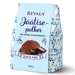 Сухая смесь для приготовления шоколадного мороженого миксером Revala