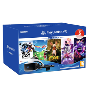 Стартовый набор с VR-гарнитурой Sony PlayStation VR Version 3 Mega Pack