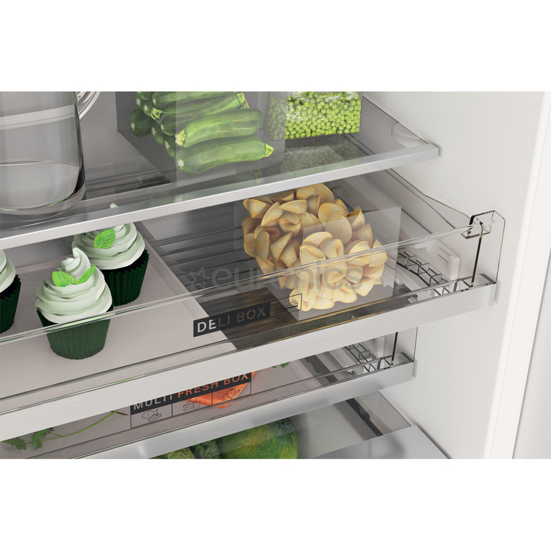 Whirlpool, holiday mode, 280 L, height 194 cm - Built-in Refrigerator