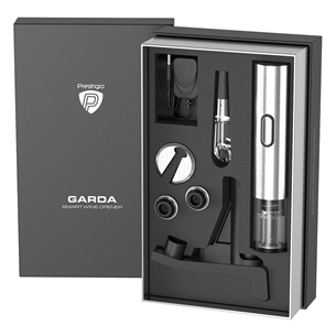 Prestigio Garda, inox - Automatic wine bottle opener PWO105SL