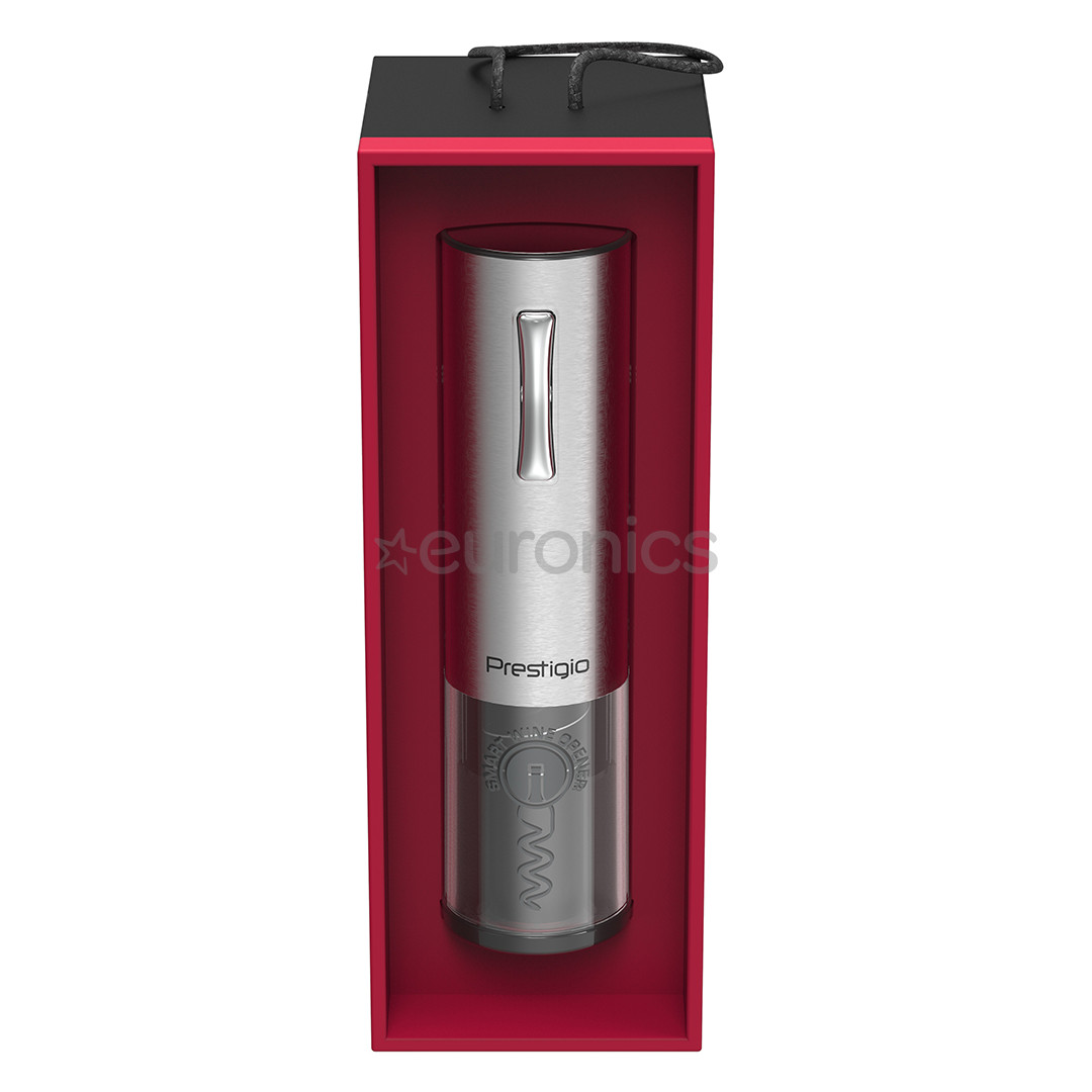 Prestigio Nemi, inox - Automatic wine bottle opener