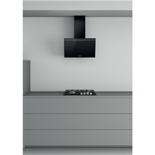 Whirlpool, 650 м³/ч, ширина 59,8 см, черный - Вытяжка