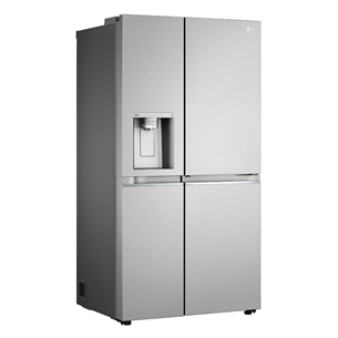 LG, water & ice dispenser, 635 L, height 179 cm, silver - SBS Refrigerator