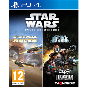 PS4 mäng Star Wars Racer ja Commando Combo