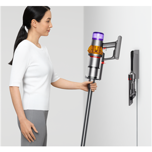 Dyson V15 Detect Absolute, желтый/серый - Беспроводной пылесос