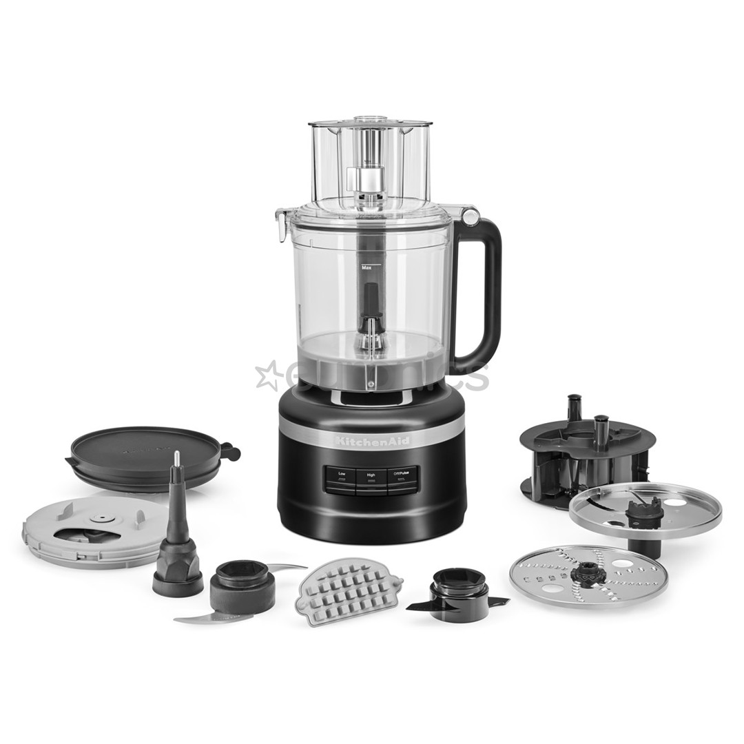 KitchenAid, 3.1 L, 400 W, black - Food processor