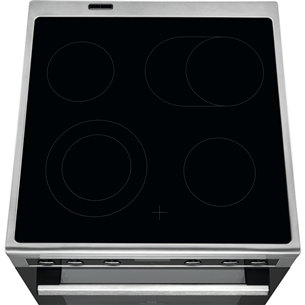 Electrolux SteamBake, 73 L, roostevaba teras - Eraldiseisev keraamiline pliit