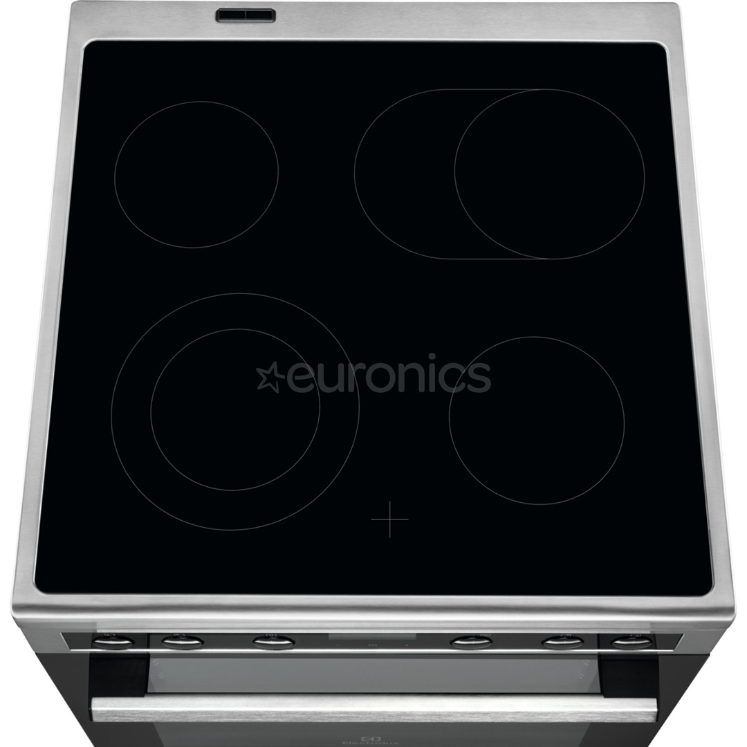 Electrolux SteamBake, 73 L, inox - Freestanding Ceramic Cooker