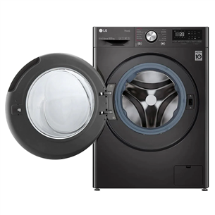 LG, 10.5 kg, depth 56 cm, 1400 rpm, dark grey - Front Load Washing Machine