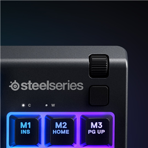 SteelSeries Apex 3 TKL, SWE, black - Keyboard