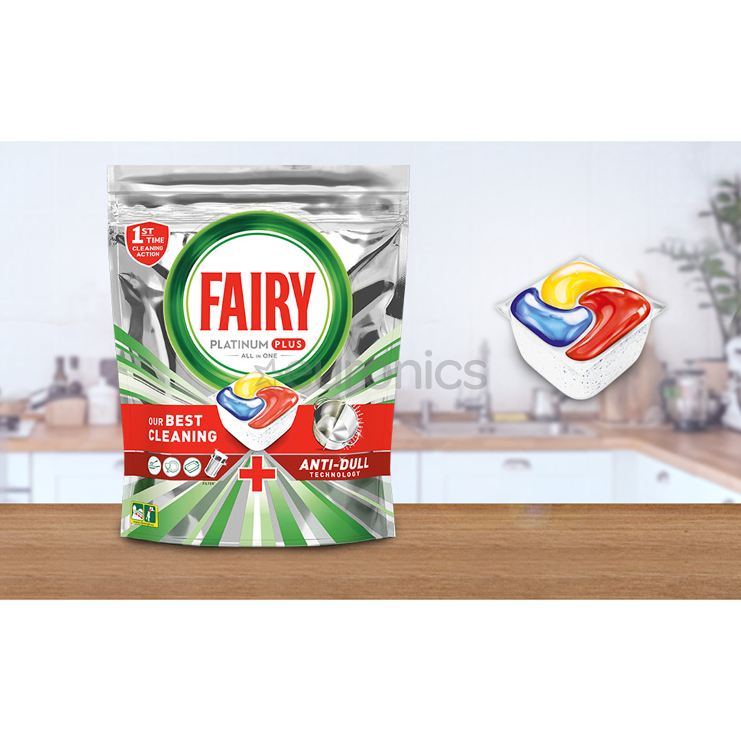 Таблетки для посудомоечной машины Fairy Platinum Plus Quick Wash