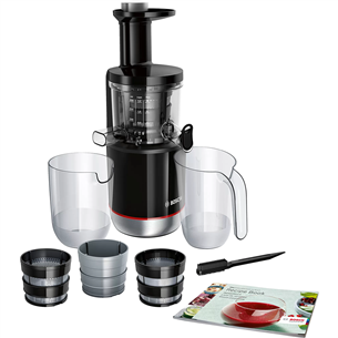 Bosch VitaExtract, slow, 150 W, black - Juicer MESM731M