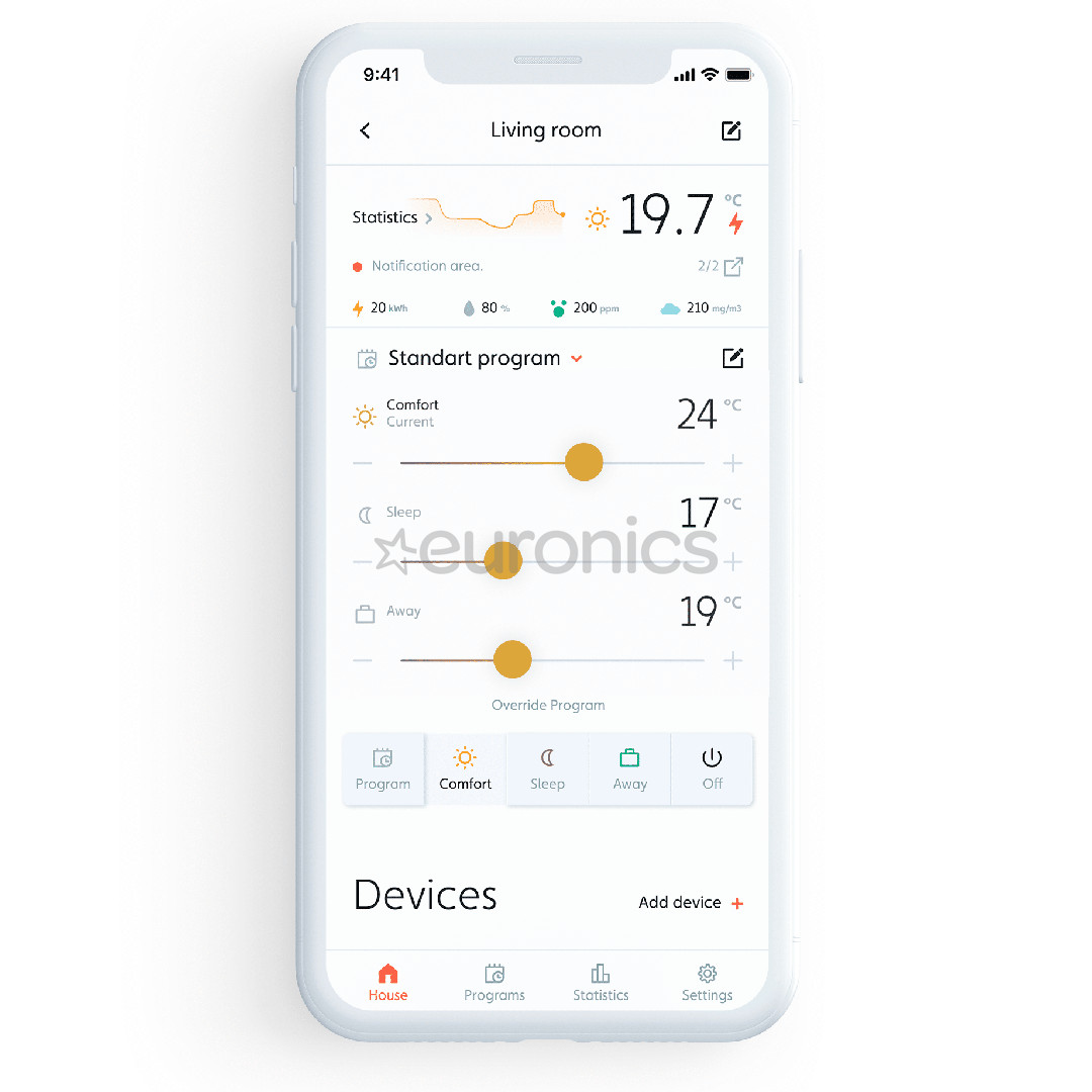 Mill, WiFi, 1200 Вт, белый - Электрический радиатор