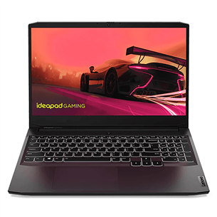 Lenovo IdeaPad Gaming 3 15ACH6, 15,6", FHD, Ryzen 5, 8 ГБ, 256 ГБ, черный - Ноутбук