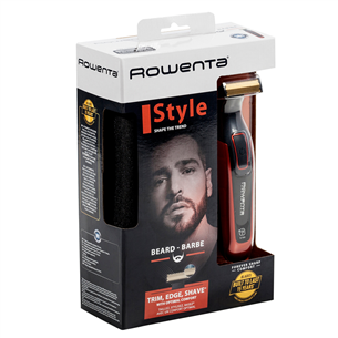 Rowenta Forever Sharp Comfort, black/red - Hybrid trimmer