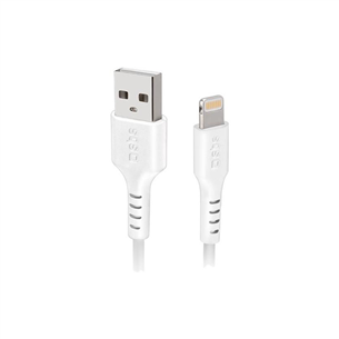 SBS, USB-A - Lightning, 2 m, valge - Kaabel TECABLEUSBIP5289W