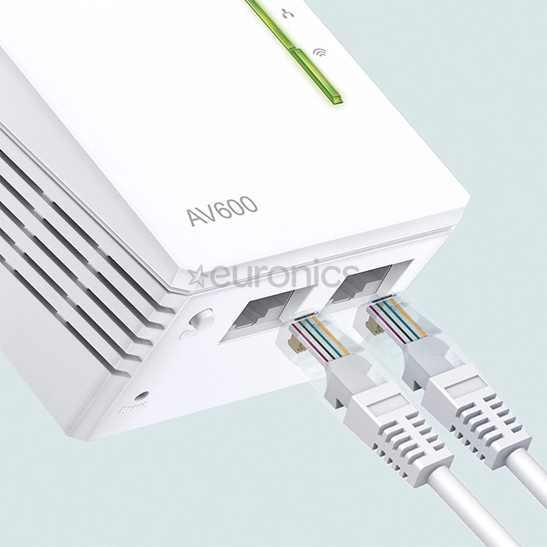 Võrgulaiendi adapter TP-Link AV600 Powerline Wi-Fi Kit