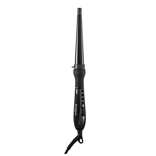 Balmain, diameter 13-25 mm, 160-220 °C, black - Conical curling wand