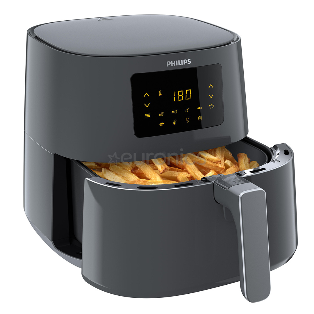 Philips Essential XL, 2000 Вт, 6,2 л + дополнительный аксессуар, серый - Аэрогриль