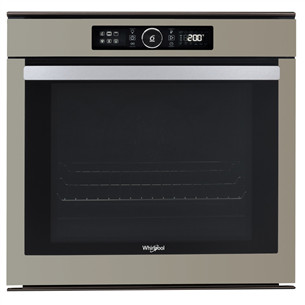 Whirlpool, 73 л, серебристый - Интегрируемый духовой шкаф