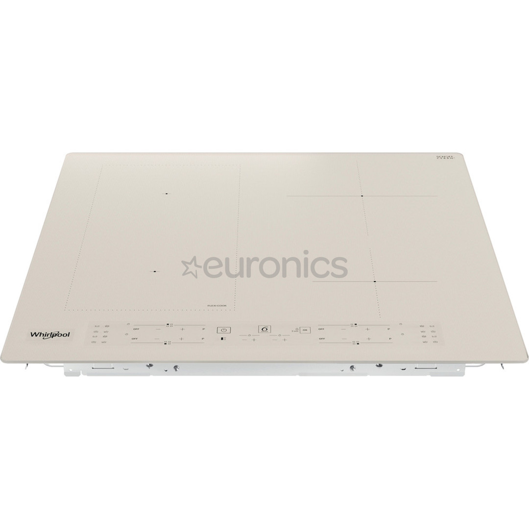 Whirlpool, width 59 cm, frameless, beige - Built-in Induction Hob