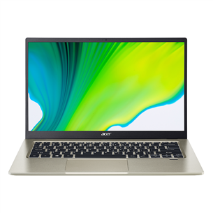 Acer Swift 1, 14", FHD, Pentium, 8 ГБ, 256 ГБ, золотистый - Ноутбу NX.A7BEL.002