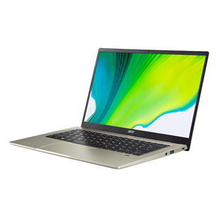 Acer Swift 1, 14", FHD, Pentium, 8 GB, 256 GB, kuldne - Sülearvuti