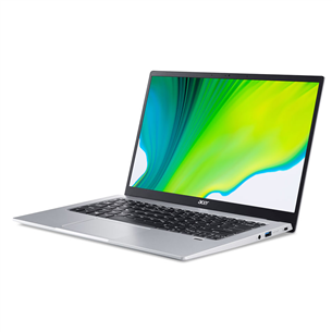 Acer Swift 1, 14", FHD, Pentium, 8 ГБ, 256 ГБ, серебристый - Ноутбук