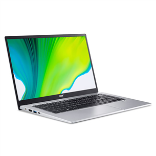 Acer Swift 1, 14", FHD, Pentium, 8 ГБ, 256 ГБ, серебристый - Ноутбук