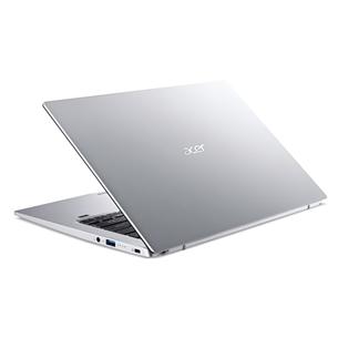 Acer Swift 1, 14", FHD, Pentium, 8 GB, 256 GB, hõbefane - Sülearvuti